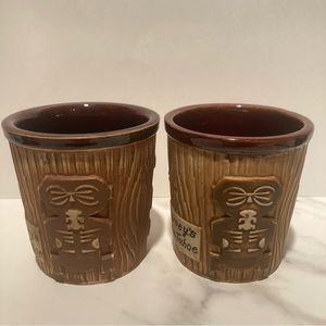 Vintage tiki mugs
